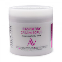 ARAVIA Laboratories, Крем-скраб для тела Raspberry, 300 мл (УЦЕНКА)